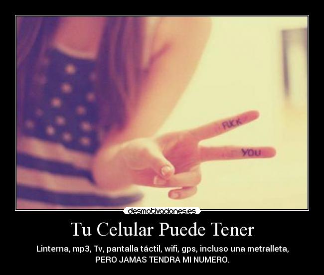 carteles celular puede tener desmotivaciones