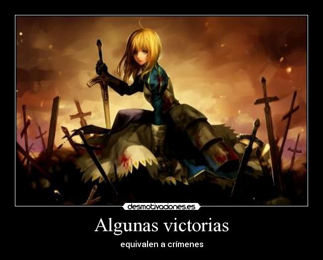Algunas victorias - equivalen a crímenes