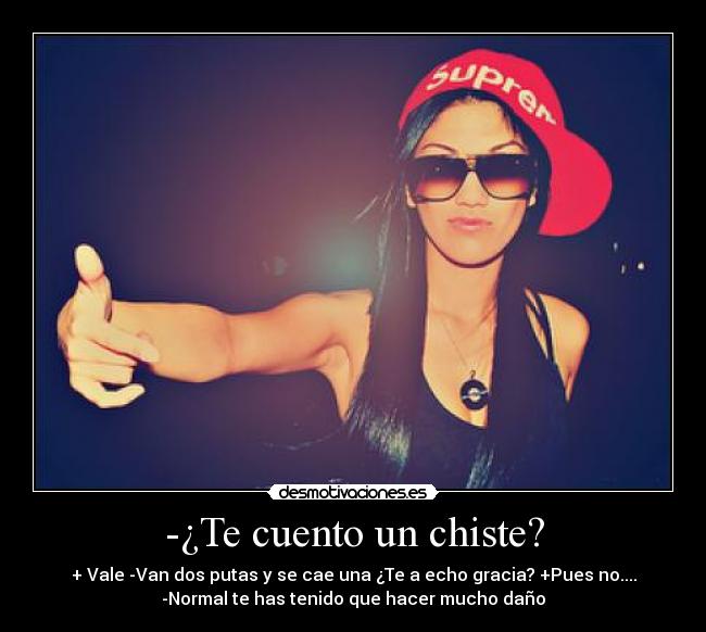 -¿Te cuento un chiste? -