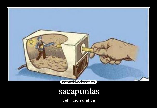 sacapuntas - definición gráfica