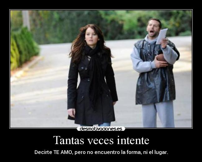 Tantas veces intente -