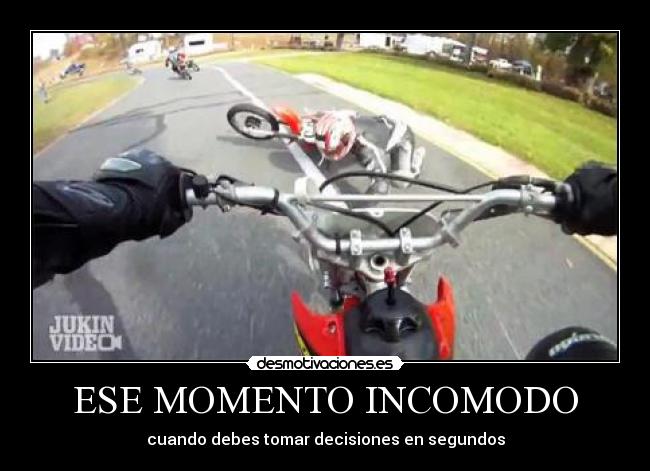 ESE MOMENTO INCOMODO - cuando debes tomar decisiones en segundos