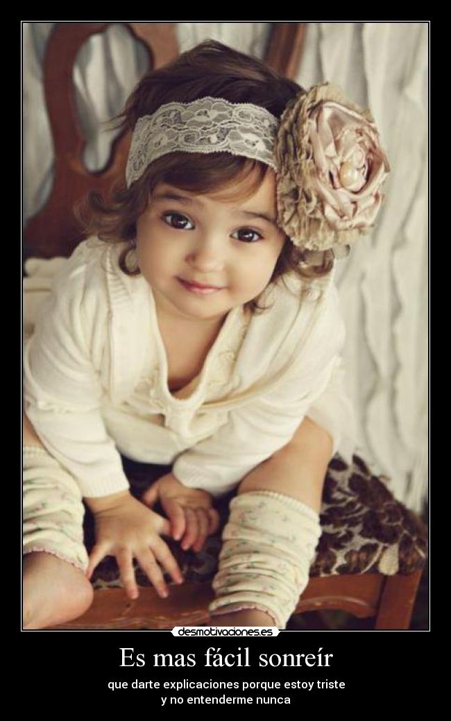 Es mas fácil sonreír -