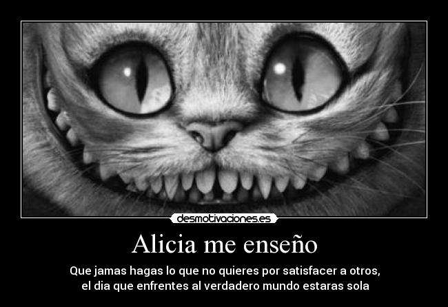 Alicia me enseño -