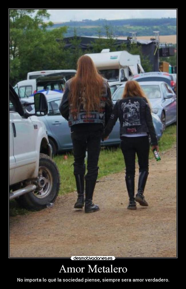 carteles amor amor metalero desmotivaciones
