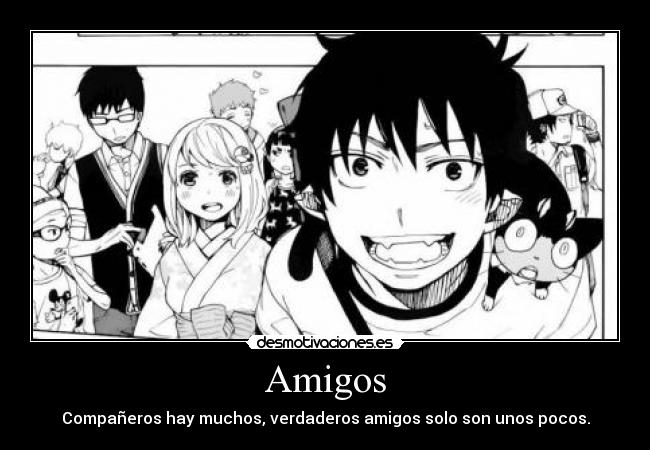 carteles amigos anime desmotivaciones