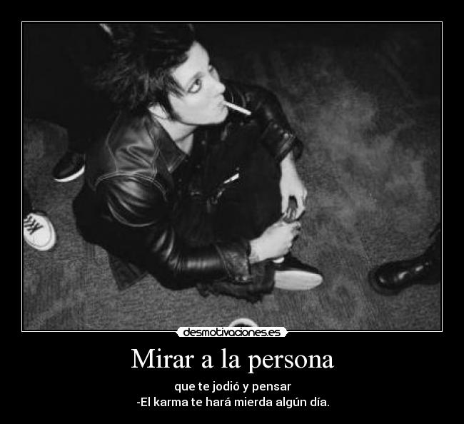 Mirar a la persona -