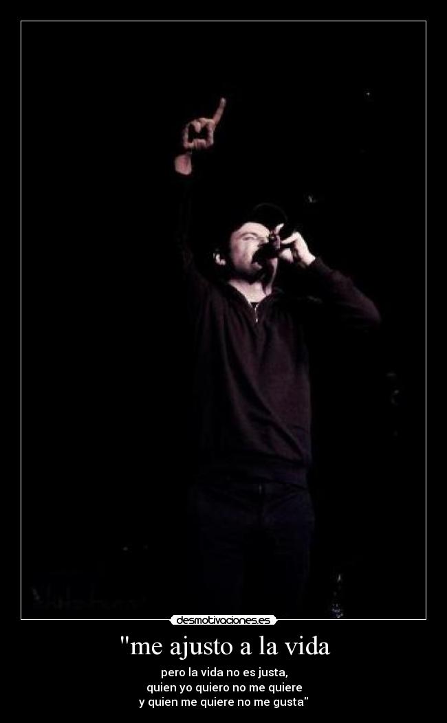 me ajusto a la vida -