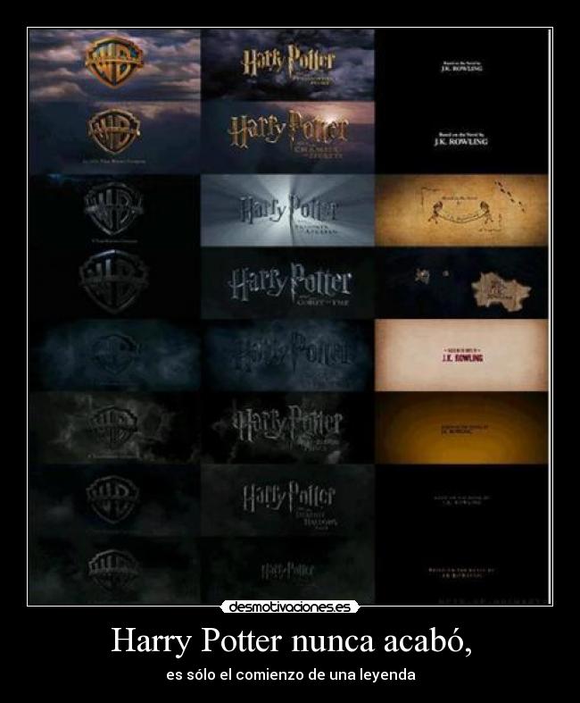 Harry Potter nunca acabó, -