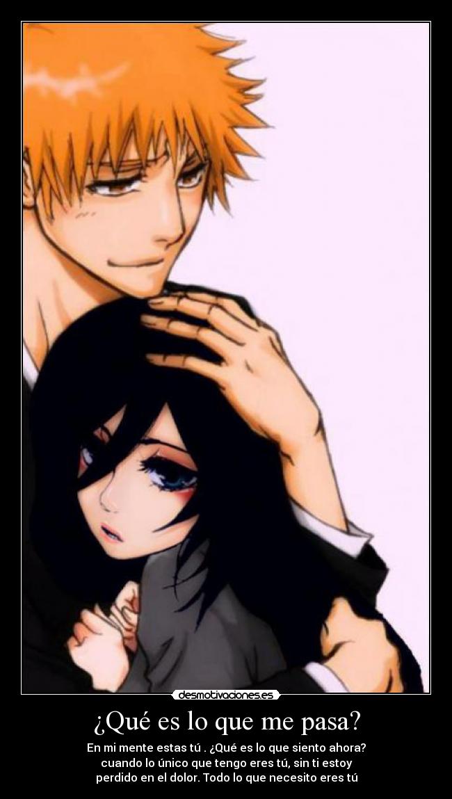 ¿Qué es lo que me pasa? -