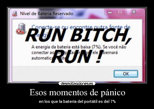 Esos momentos de pánico -