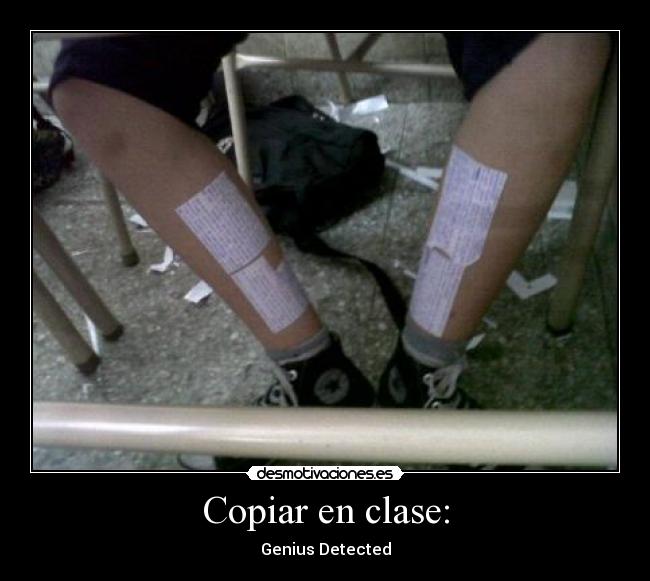 Copiar en clase: - Genius Detected