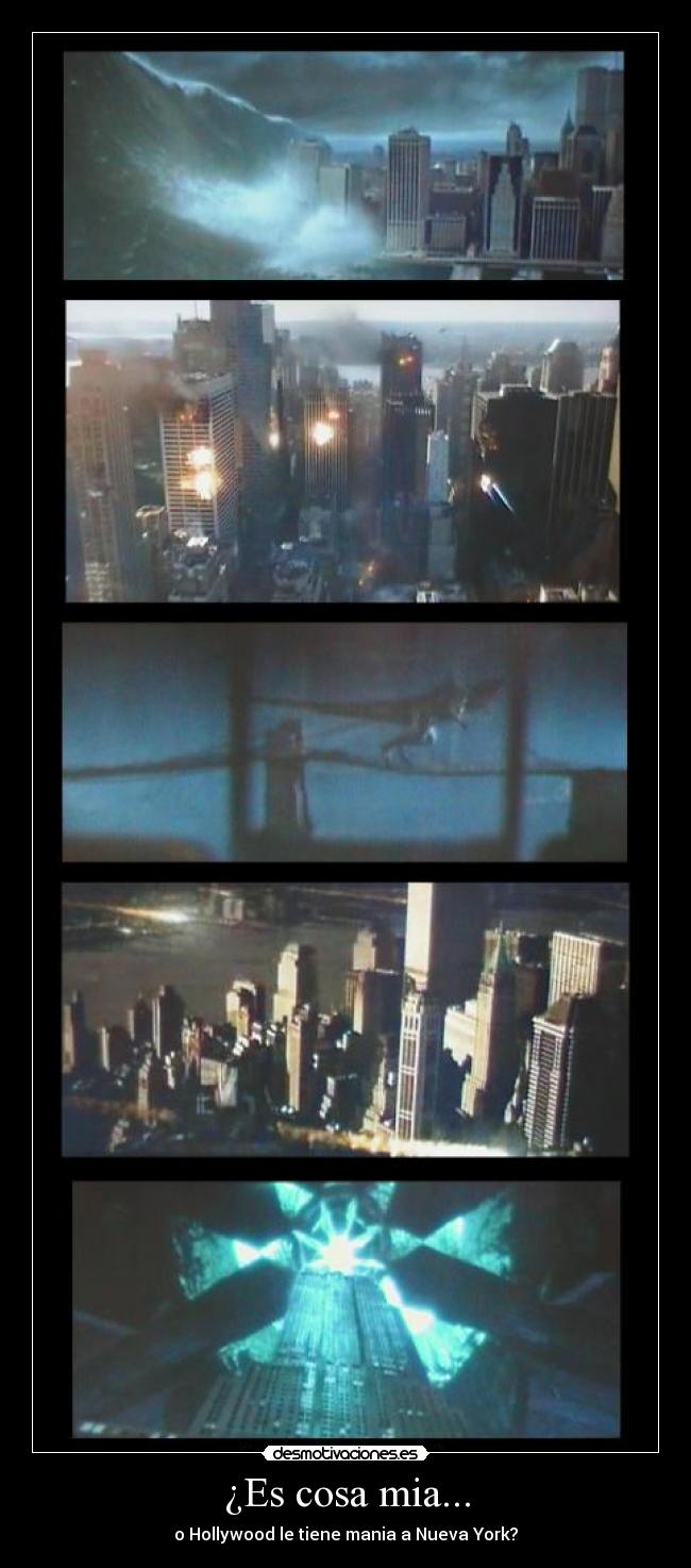 ¿Es cosa mia... - o Hollywood le tiene mania a Nueva York?