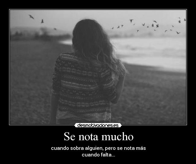 Se nota mucho -