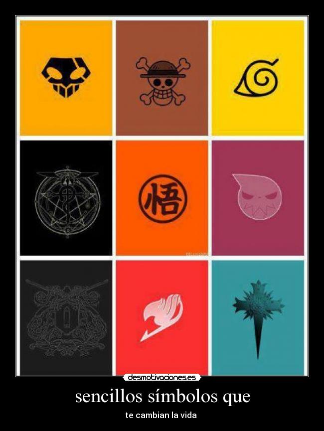 sencillos símbolos que - te cambian la vida