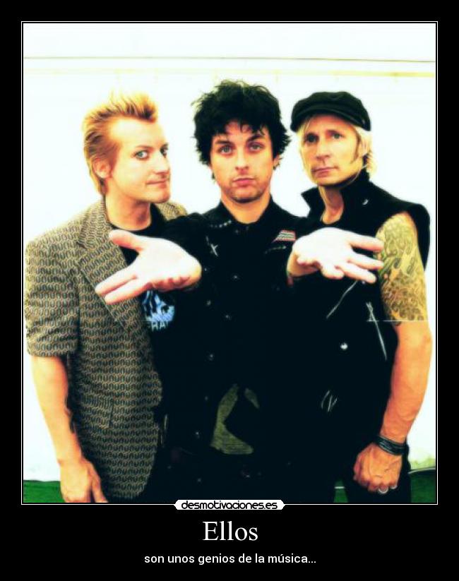 carteles green day genios musica desmotivaciones