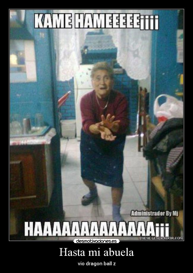 Hasta mi abuela - vio dragon ball z