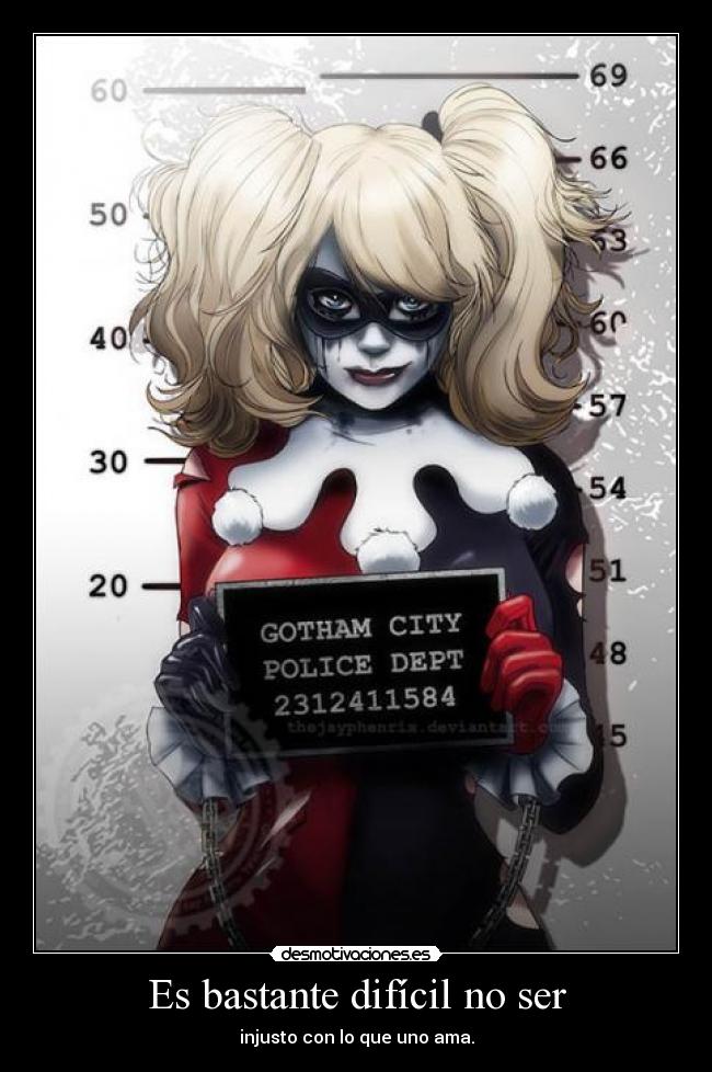 Es bastante difícil no ser - injusto con lo que uno ama.