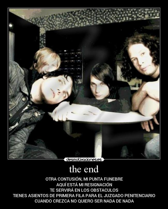 carteles the end desmotivaciones