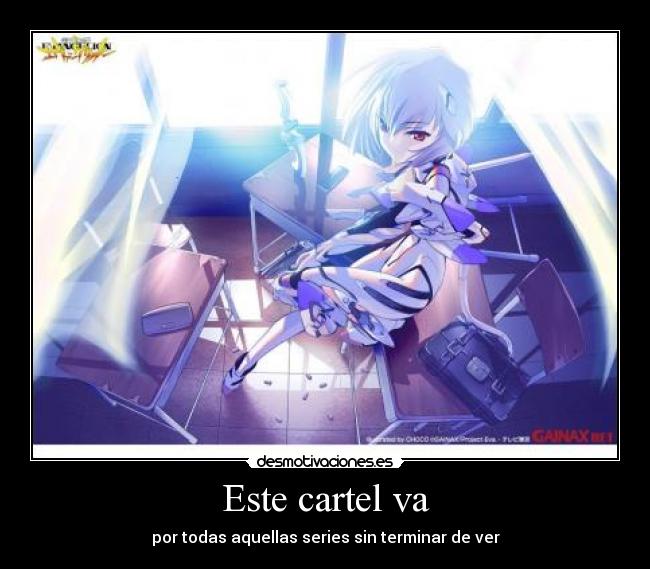 carteles anime desmotivaciones