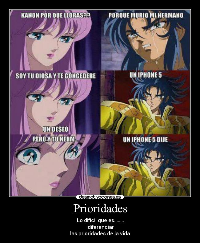 Prioridades -