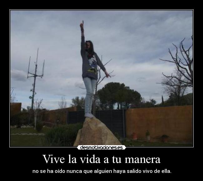 Vive la vida a tu manera - 