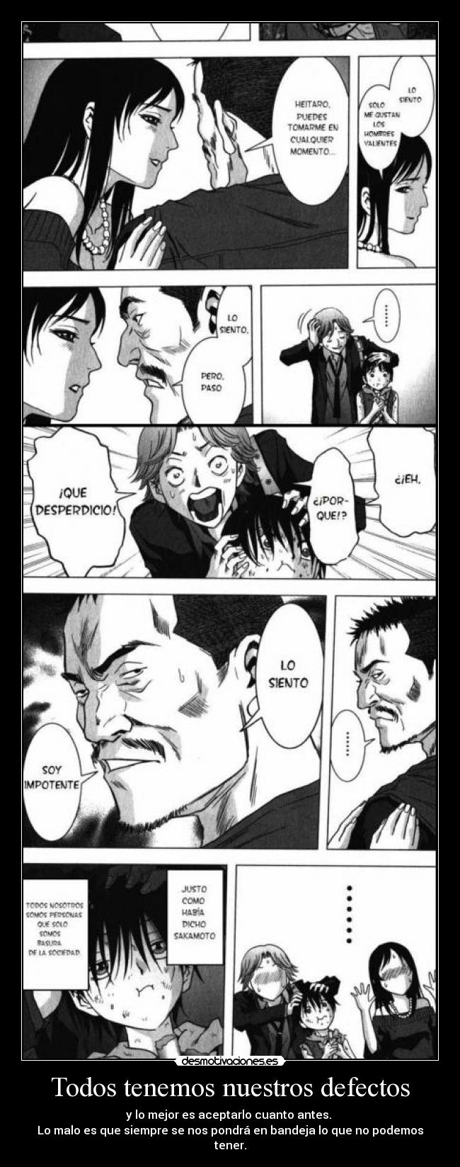 carteles manga anime btooom harukaze impotente jajajaja desmotivaciones