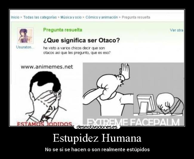 Estupidez Humana -