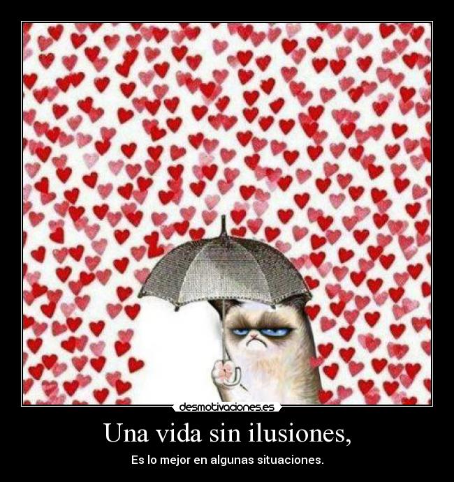 Una vida sin ilusiones, -