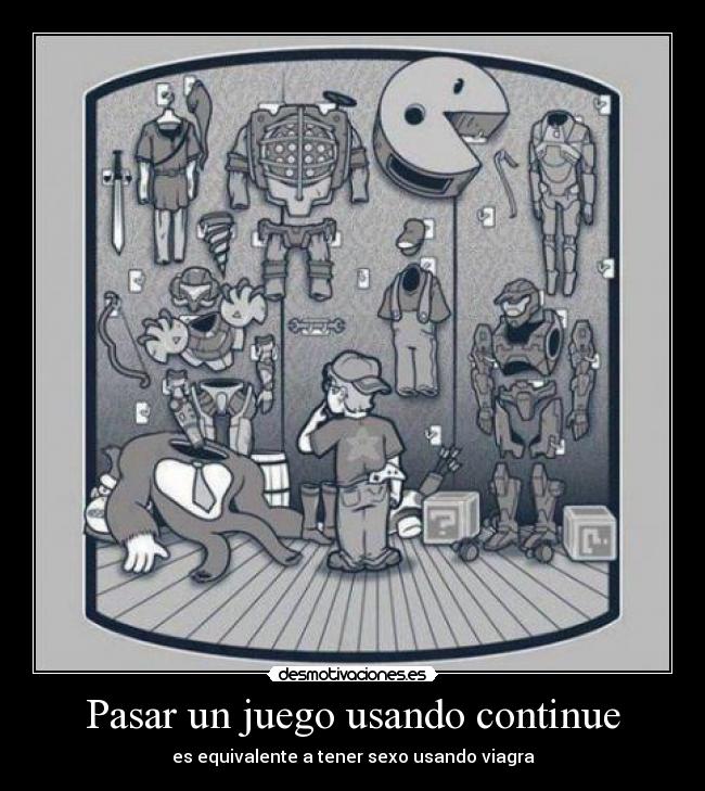 Pasar un juego usando continue -