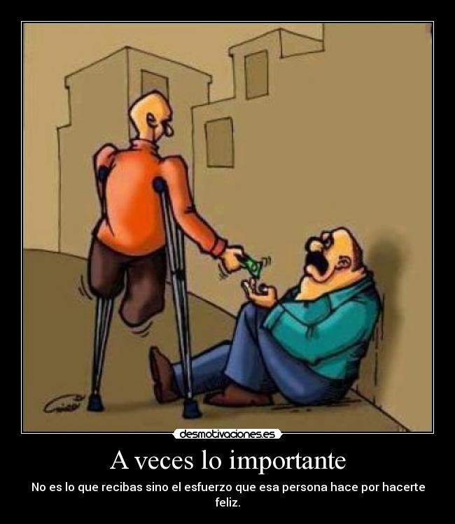 A veces lo importante -