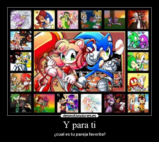 Y para ti - ¿cual es tu pareja favorita?