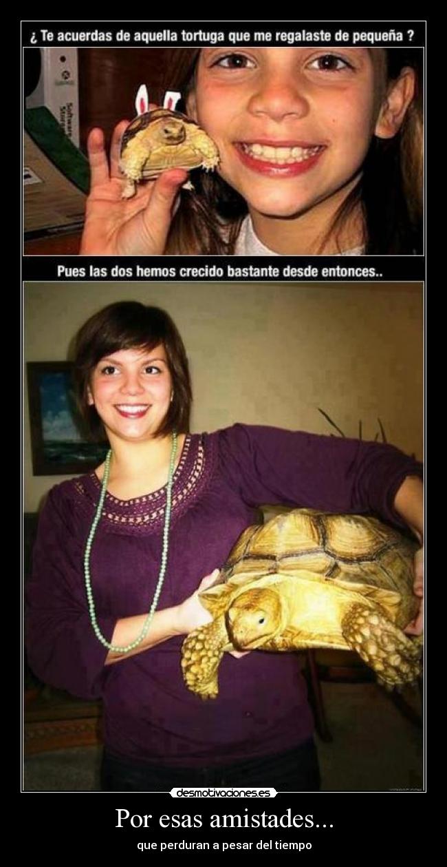 Por esas amistades... - que perduran a pesar del tiempo