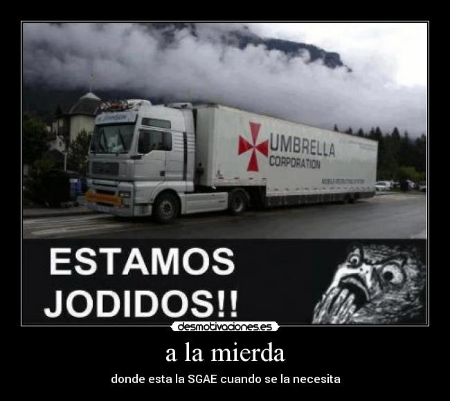 carteles umbrella sgae desmotivaciones