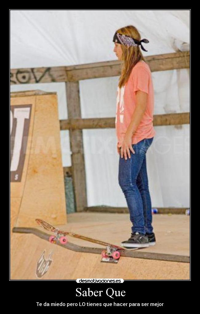 Saber Que - Te da miedo pero LO tienes que hacer para ser mejor