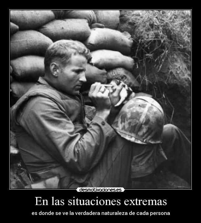 En las situaciones extremas - 