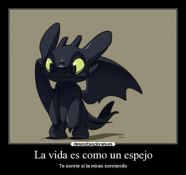 La vida es como un espejo -