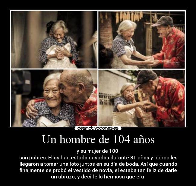 Un hombre de 104 años - 