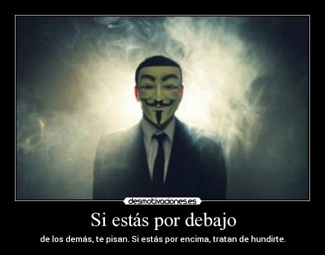 Si estás por debajo - 