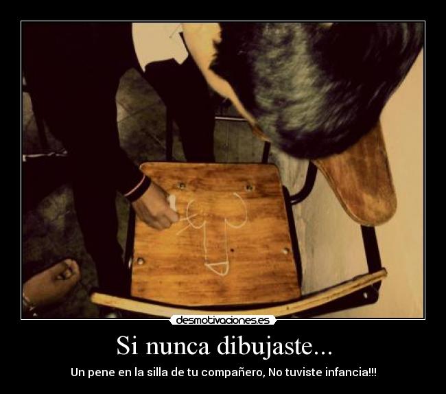 Si nunca dibujaste... -