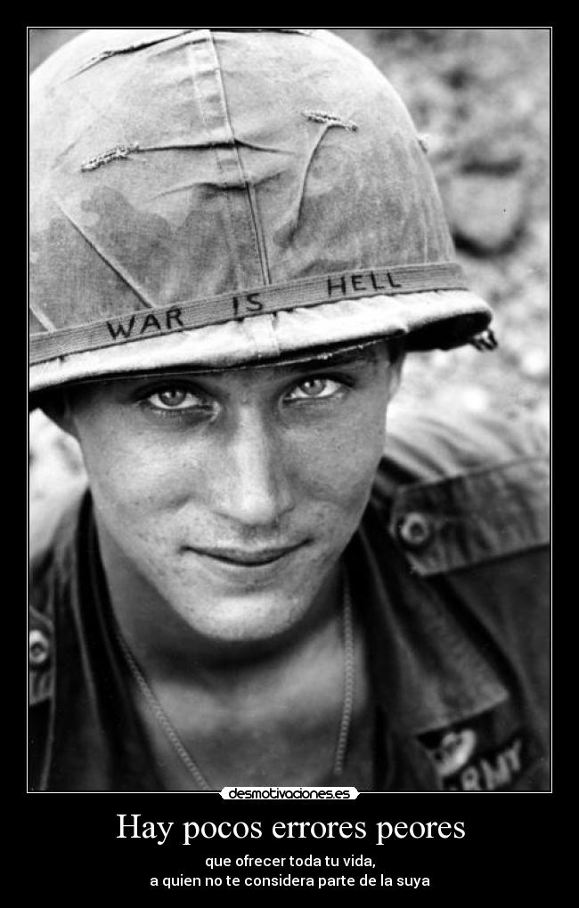 Hay pocos errores peores -