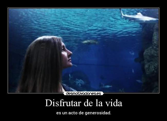 Disfrutar de la vida - 