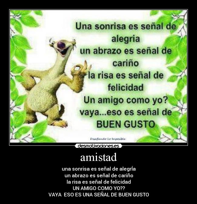 amistad -