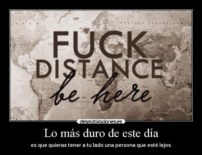 Lo más duro de este día -