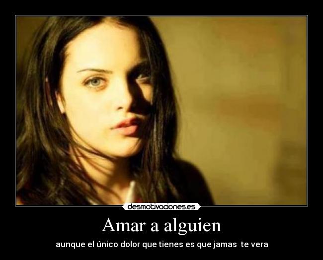 Amar a alguien -