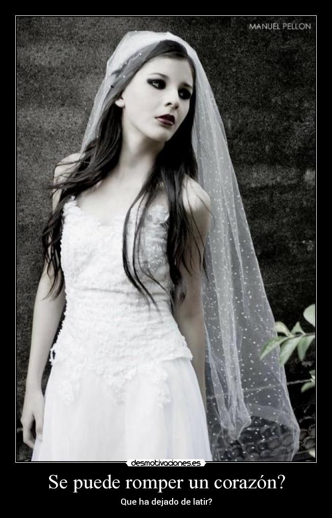 Se puede romper un corazón? - Que ha dejado de latir?