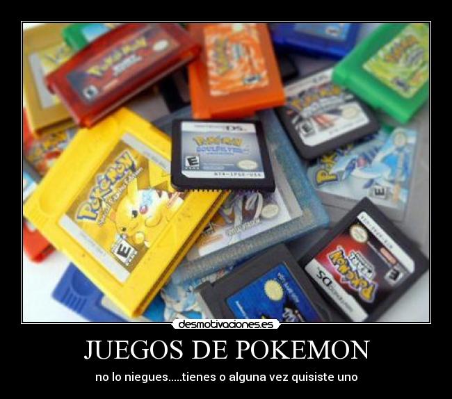 JUEGOS DE POKEMON -