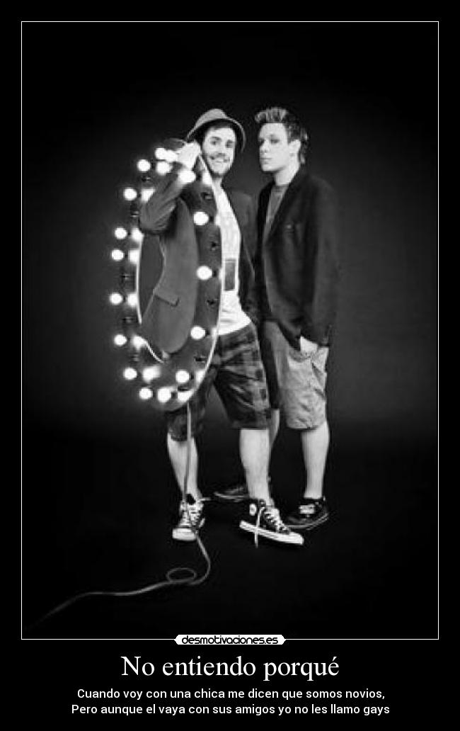 No entiendo porqué -