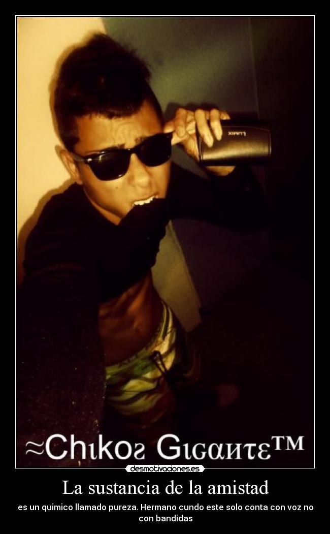 La sustancia de la amistad -