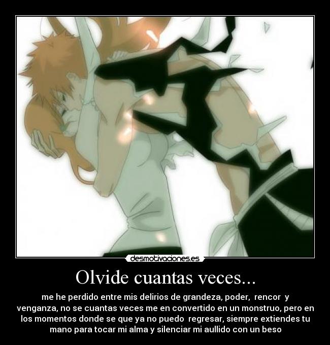 Olvide cuantas veces... -